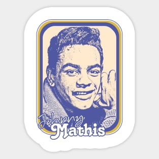 Johnny Mathis / Retro Style Fan Design Sticker